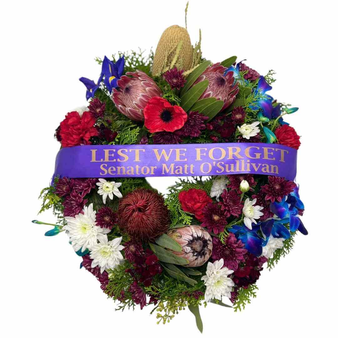 Anzac Day Wreath for senator