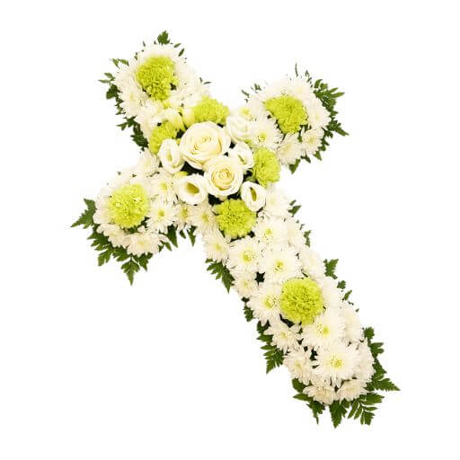 Graceful Farewell Cross - Spearwood Florist