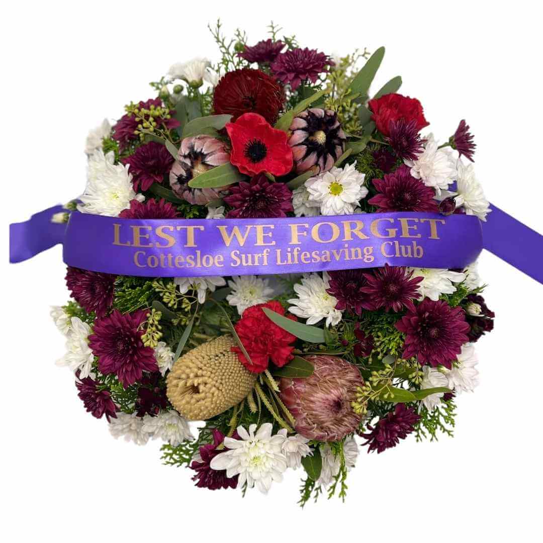 Wreath Cottesloe Lifesaving Club