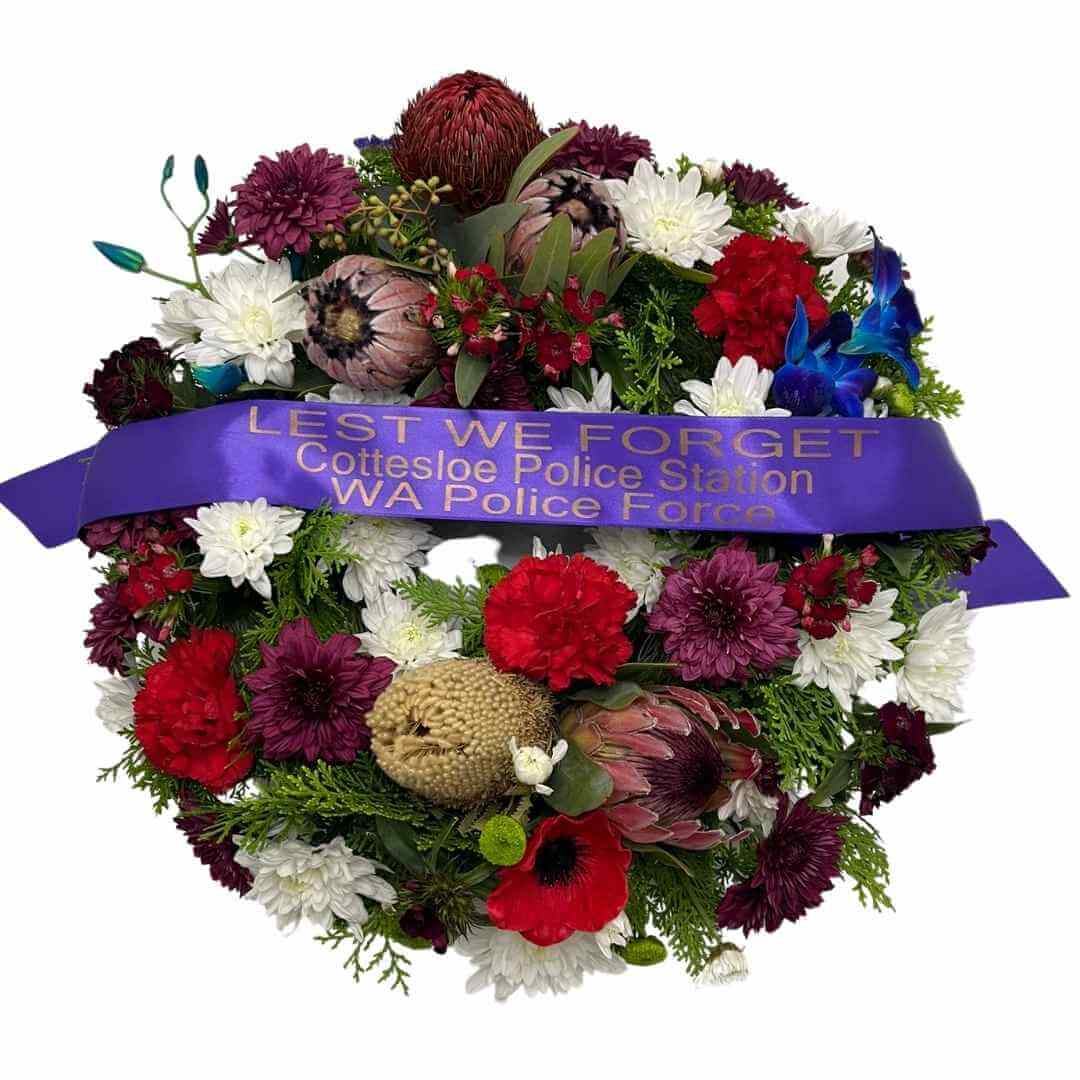 Wreath Cottesloe Police