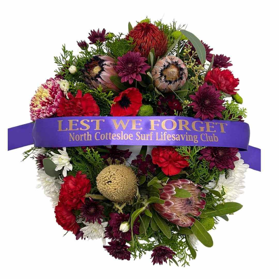 Wreath North Cottesloe Lifesaving