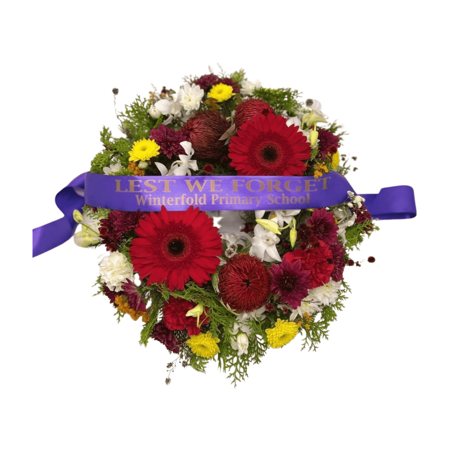 Wreath for Winterfold Primary School