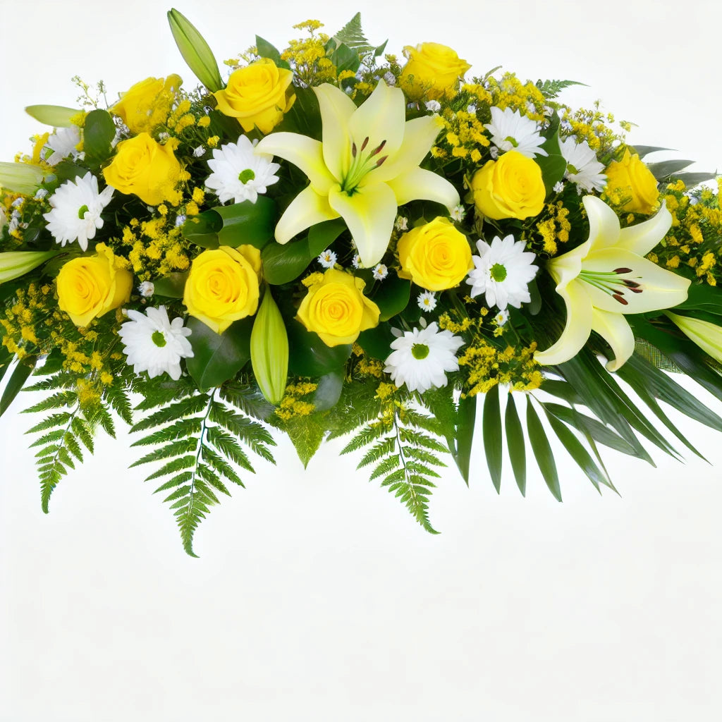 Sunshine Tribute Casket Spray