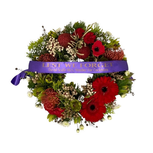 Remembrance Day Wreath for 
MLA