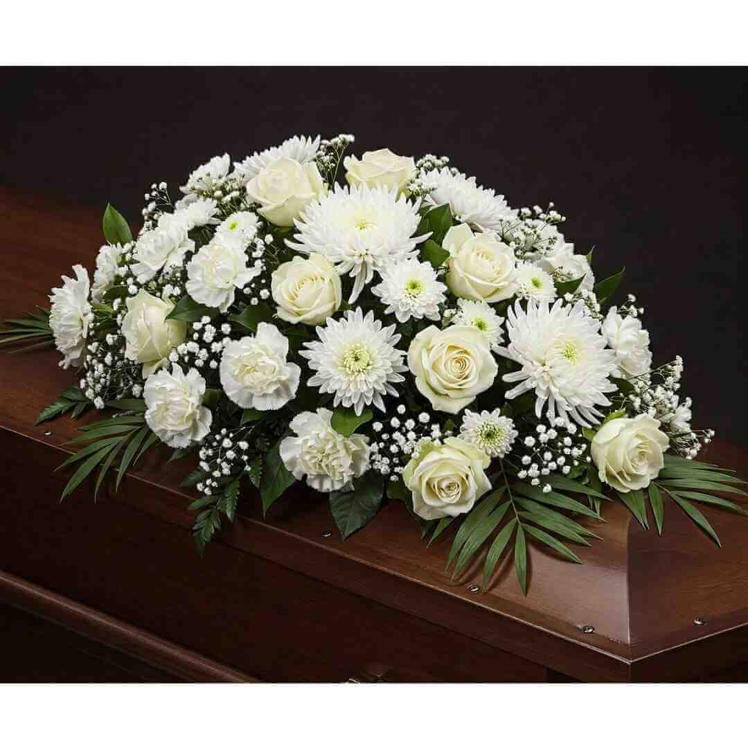 Solace on coffin