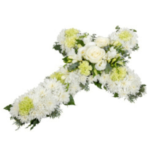 Graceful Farewell Cross - Spearwood Florist